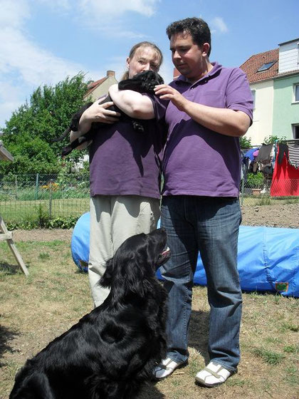 Luca mit Stephanie und Sebastian