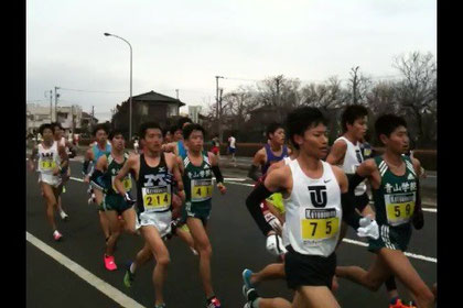 Image of Student Runners new year sport hakone ekiden Relay running course 