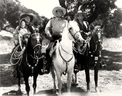 When John Wayne teamed up with the other two Mesquiteers, he actually rode the range belonging to Ray "Crash" Corrigan. He invested in a terrain in Simi Valley that he turned into the Corrigan Movie Ranch.