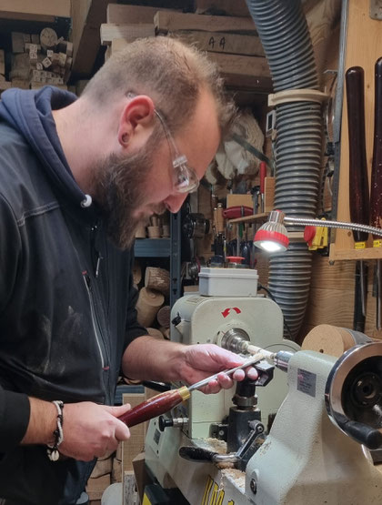 Stage individuel d'initiation ou perfectionnement au tournage sur bois en Eure-et-Loir