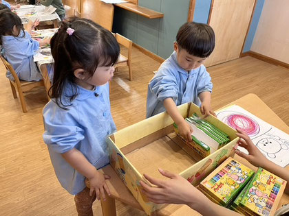 きれいに並べてくれてありがとう♡