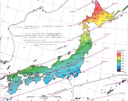 磁気図　国土地理院ホームページ