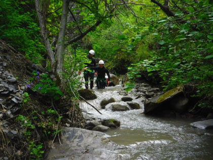 activité eau vive briançon, canyon, canyoning