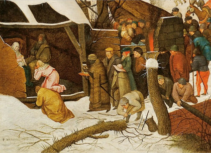 Adoration des mages - peinture flamande de Bruegel 1563