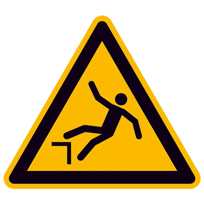 Achtung Absturzgefahr - Adobe Stock 62975545