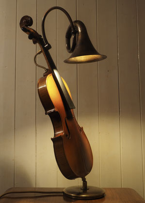 Findling-Lampe "Viola"; verkauft