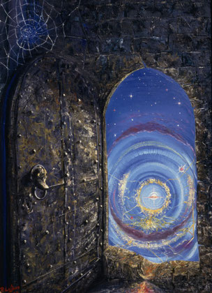 "La Porte du Paradis"  huile s/toile   70x50