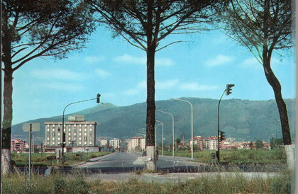 Il Viale della Repubblica in una foto del 1970
