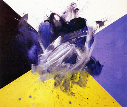 GESTE 23  2015   ÖL AUF CANVAS   90 x 120 CM 