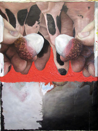 LAURA LINK "O.T."  2015   200 X 150 CM   OIL ON CANVAS 