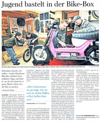 Artikel aus der "Freie Presse" vom 15.01.11