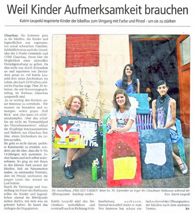 Presseartikel aus dem Wochenspiegel August 2012