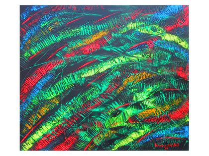 Rhythm   Acrylic on canvas  80x70 cm 2007