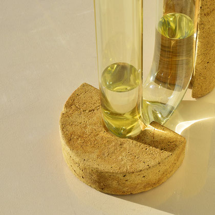 Cochlea della Consapevolezza | Yellow Sand Mineral Stone