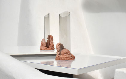Catharsis Vases | Dusty Coral Mineral Stone