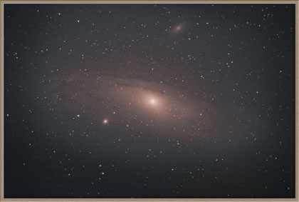 Messier 31 - Andromedagalaxie our first capture - unsere erste Aufnahme :-)