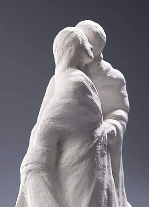 EINER TRAGE DES ANDEREN LAST (GAL 6.2), Bronze H 33 cm, 1997