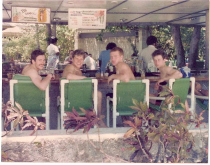 An einer Bar auf Barbados