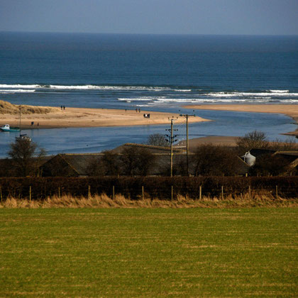 Mouth of the River  Alnmouth, Northumberland