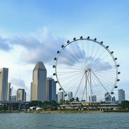 Singapura Roda Gigante Rio Linha Do Horizonte