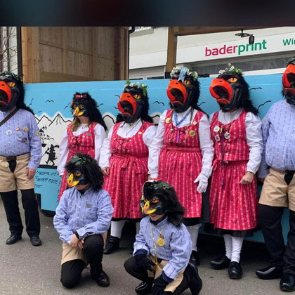 Dorfplatzrueche Pratteln Fasnachtskostüme 