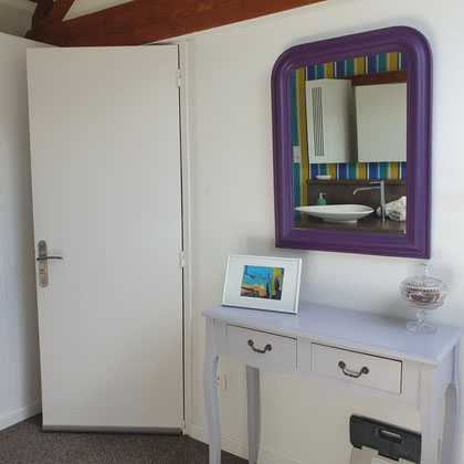 miroir violet