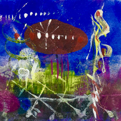 Red suspended, 2018 