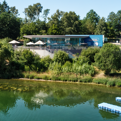 Talsperre Pöhl, Panorama, im Vogtland, Gaststätte
