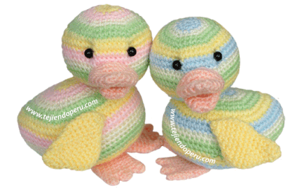 Tutorial: pato tejido a crochet (amigurumi duck)