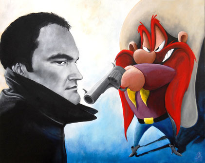 "Glourious Basterds" 2013, acrylic on canvas, 80x100 cm