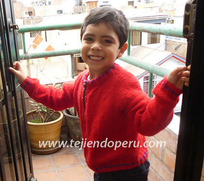 Chompa a palitos para niños hot sale