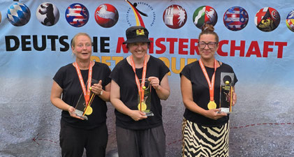 Deutsche Meisterinnen Triplette formé Frauen 2025