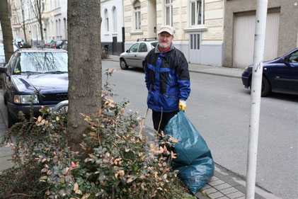 Reinigungsaktionen in unserem Viertel
