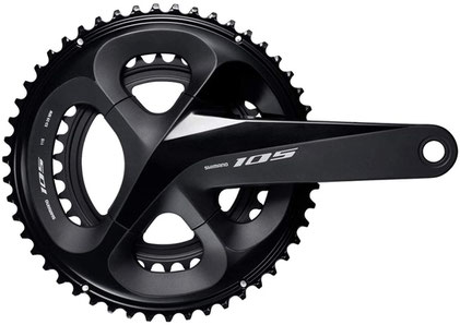 SHIMANO(シマノ) 105 FC-R7000 クランクセット 50/34T(2x11S) ブラック