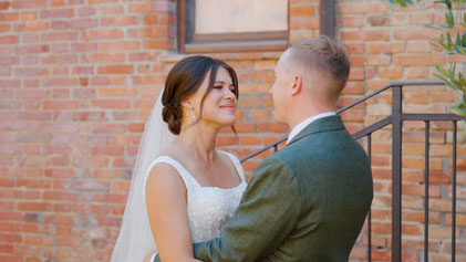 destination wedding in Tuscany at Borgo Tre Rose in Montepulciano. The wedding day