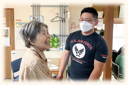 新潟市の民家型デイサービスもみじの家の様子