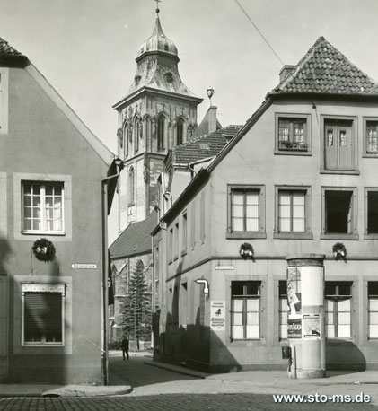 Blick  in die Martinistraße mit Martinikirche