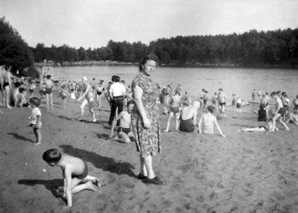 Der Strand am Steiner See