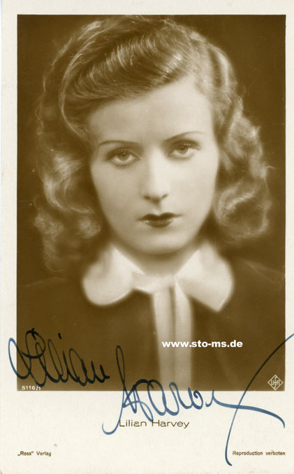 Filmstar Lilian Harvey - Archiv Bernd Schürkötter