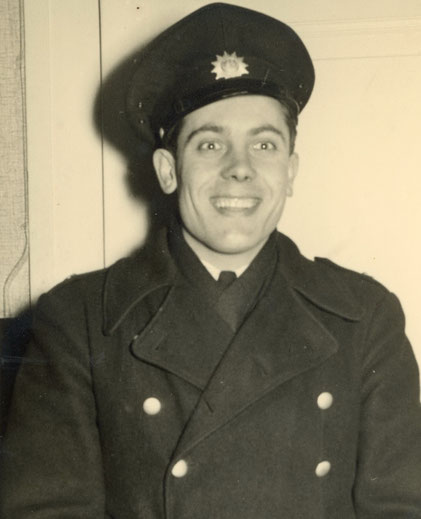 Heinz als Polizei-Anwärter 1948