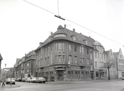 Mauritz-Eck an der Warendorfer Straße