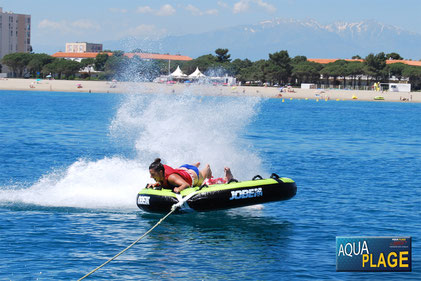 AQUA PLAGE Argeles  bananes bouées réduction Loisirs 66