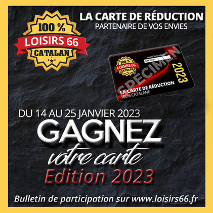 Concours Loisirs 66 carte de réduction perpignan