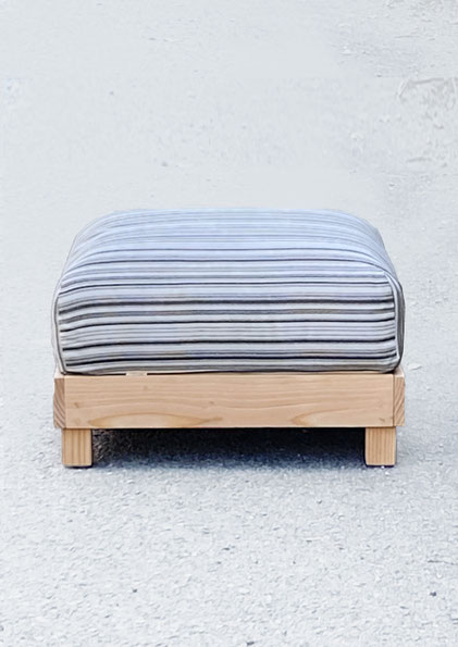 pouf extérieur bois 