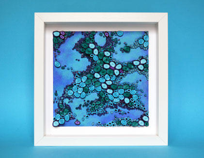 Abstract art - Paper wall art - Quilling - Wall decor - Modern art - Framed - 1st anniversary gift - Wedding -Birthday - Decor - Handmade