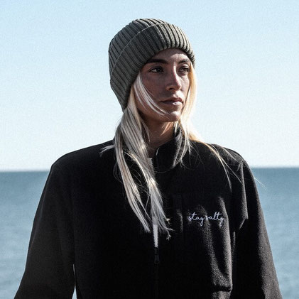Manera Fleece Coastal Black und Almond