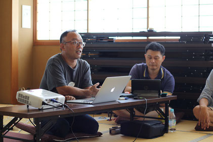 今回のゲスト、まなびの森の坂本さん(左)。