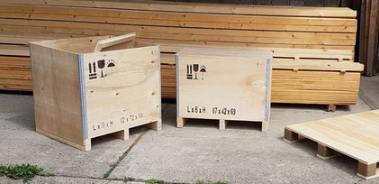 Verpackungen aus Holz nach IPPC-Standard der Zimmerei Dokter aus Wetzlar