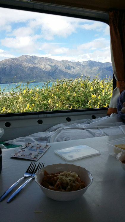 Mittagspause mit Aussicht :)