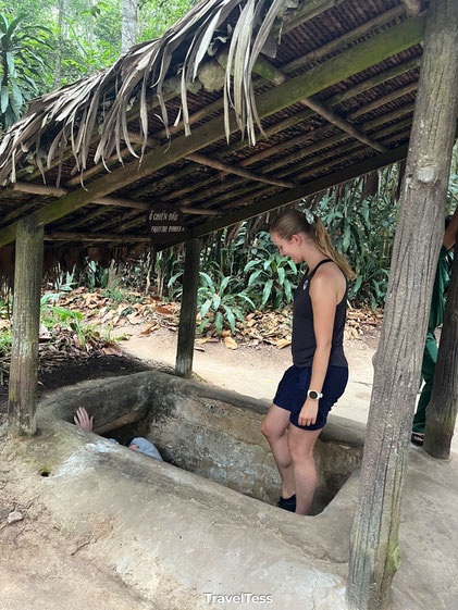 Vietcong tunnel bezoeken